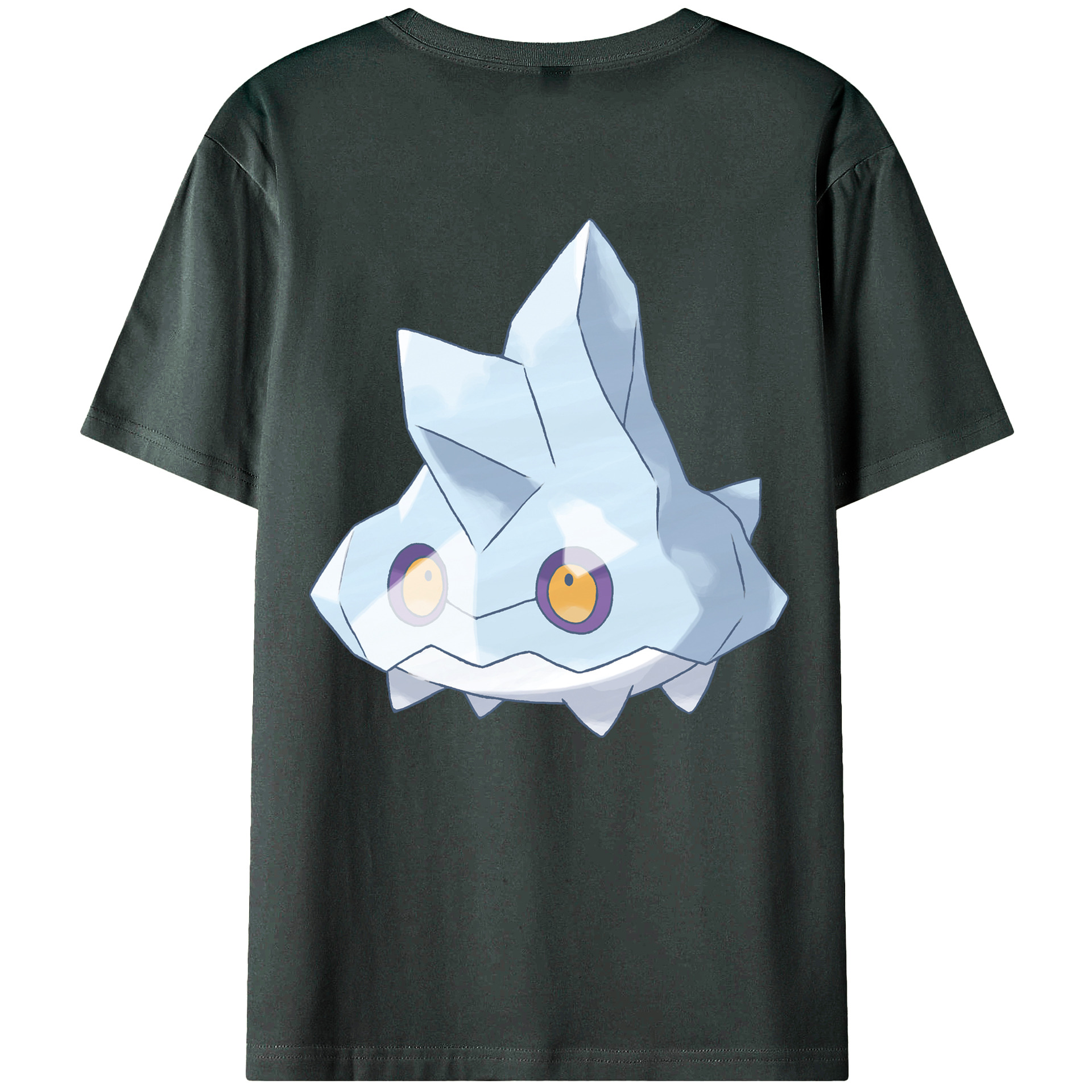 （画像用） ポケットモンスター Pokémon 綿100％ メンズ半袖Tシャツ（バックプリント） 通気性